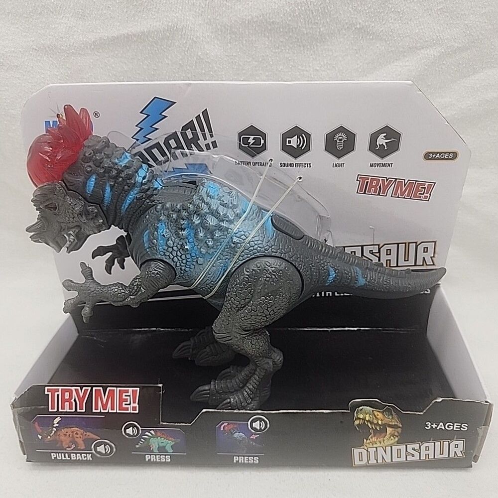 Dinosaur Roar Light & Sound Effects Misco Toys Battery Operated New 2022 MT1072